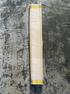 Exquisite Pure Bengaluru Silk Crepe Saree with Golden Zari Border | Zari Dots | Rich Pallu